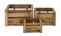 16-Inch Medium Wood Storage Crate