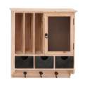 19 x 23-Inch Wood And Metal Wall Cabinet
