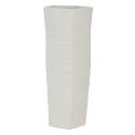 16-Inch White Ceramic Vase