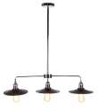 32 x 31-Inch Metal 3-Light Pendant With Bulb