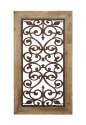 46 x 26-Inch Wood And Metal Wall Plaque