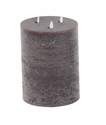 8-Inch Brown LED Candle