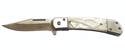 Pearl Insert/Silver Spring-Assisted Running Horse Knife