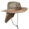 Santa Barbara Boonie Khaki Mesh With Flap Hat, Large