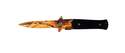 Orange And Black Camo Kettle River Knife