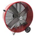 30-Inch 2-Speed Red Direct Drive Drum Fan