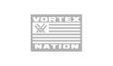 White Vortex Nation Flag Horizontal Window Decal