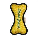 9-Inch Yellow Corn On The Cob Bone Toy With Squeaker
