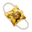 11-Inch Chicks Dig Me 2-Way Tug Dog Toy With Squeaker 