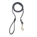 7/16 x 60-Inch Large Gray Rope Dog Leash 