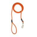 7/16 x 60-Inch Large Orange Rope Dog Leash 