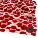 20 X 30-Inch Red Bones Fleece Dog Blanket