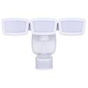 White 3-Light LED CCT Adjustable Outdoor Motion Sensor Security Flood Light