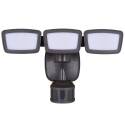 Bronze 3-Light LED CCT Adjustable Outdoor Motion Sensor Security Flood Light