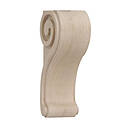 15.25 X 6.125 X 1.75-Inch Large Scroll Corbel