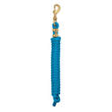 10-Foot Hurricane Blue Poly Lead Rope With A Solid Brass 225 Snap