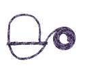 Purple, Black & Gray Poly Rope Sheep Halter