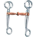 5-Inch Copper-Plated Mouth 6-Inch Cheeks Tom Thumb Bit