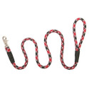 1/2-Inch X 4-Foot Black And Red Rope Leash