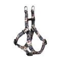 3/4 X 13-20-Inch Small Trekking West Premium Patterned Dog Harness