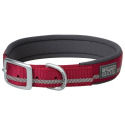 3/4 X 13-Inch Red Reflective Neoprene-Lined Dog Collar