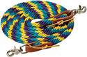 5/8-Inch X 8-Foot Purple & Turquoise Poly Roper Reins