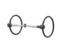 Ring Snaffle Bit With 5-Inch Sweet Iron Snaffle Mouth, Copper Inlay