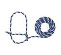 Blue, Black & Gray Poly Cattle Rope Halter