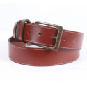 Cognac Double Keeper Men's Belt, 34 in
