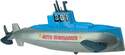 ToySmith 9-Inch Wind-Up Submarine