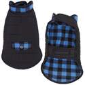 Casual Canine Small Blue Reversible Dog Coat