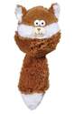 Zanies Funny Furry Fatties Squirrel Plush Dog Toy