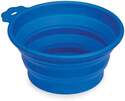 Small, Blue, Bend-A-Bowl, Collapsible Pet Bowl