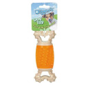 Orange Giggle Bone Dog Toy