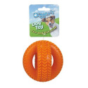 Orange Double Tire Dog Toy