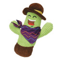 Sassy Catus With Hat Plush Dog Toy