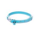 8-12-inch Blue Sparkle Paw Cat Collar