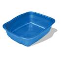 Large 18-Inch X 14-Inch X 5-Inch, Blue, Cat Litter Pan