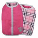 Medium Pink NorEaster Dog Blanket/Coat