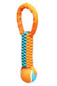 12-Inch Braided Nylon Tennis Tug Dog Toy