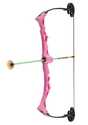 Girls Pink Rapid Riser Toy Compound Bow