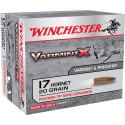 Varmint X® REPT Centerfire Rifle Ammo, 17 Hornet, 20-Pack