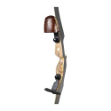 Brown Rawhide Slide On Recurve Mounted Quiver