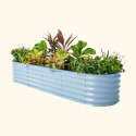 17-Inch Sky Blue 9-In-1 Raised Modular Garden Bed