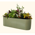 32-Inch Metal Modular Raised Bed 10-In-1 In Extra Tall Olive Green