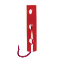 Red Dip Tube Treble Hook 2-Pack