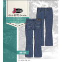Girls Size 16, Medium Stone Wash,  Justin 1879 Jeans