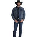 Tulsa Raw Denim Button Men's Jacket, S