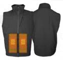 Womens Extra-Small Black 3-Level Heated Soft Shell Vest