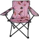 Pink Camo Oversized Quad Folding Camping Chair